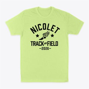 Nicolet High School Track and Field Classic Dad T-Shirt
