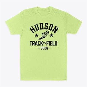 Hudson High School Track and Field Classic Dad T-Shirt
