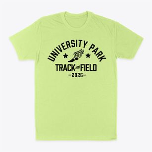 New Designs University Park High School Track and Field Classic Dad T-Shirt