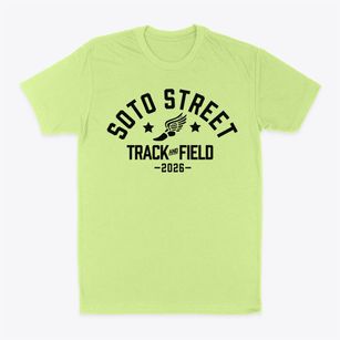 Soto Street Elementary School Track and Field Classic Dad T-Shirt