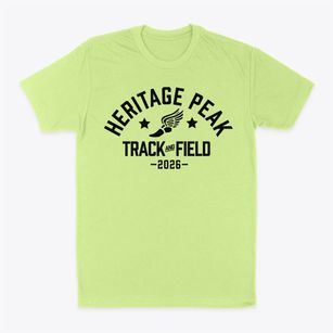 Heritage Peak Charter School Track and Field Classic Dad T-Shirt