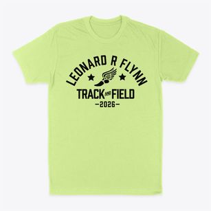 Leonard R Flynn Elementary School Track and Field Classic Dad T-Shirt