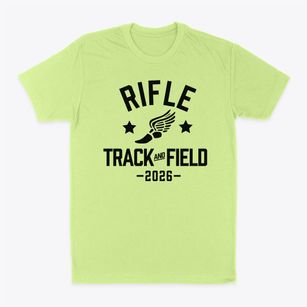 Rifle High School Track and Field Classic Dad T-Shirt