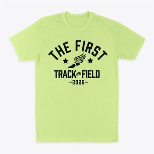 The First Academy Track and Field Classic Dad T-Shirt