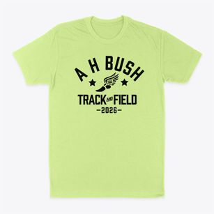 A H Bush Elementary School Track and Field Classic Dad T-Shirt