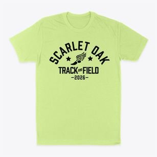 Scarlet Oak Elementary School Track and Field Classic Dad T-Shirt