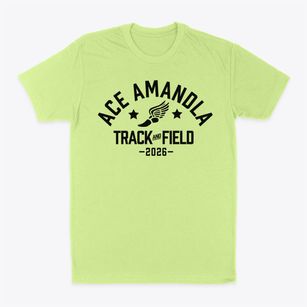 Ace Amandla Charter High School Track and Field Classic Dad T-Shirt