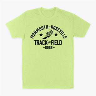 Monmouth-roseville High School Track and Field Classic Dad T-Shirt