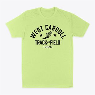 West Carroll High School Track and Field Classic Dad T-Shirt