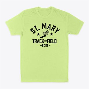 Saint Mary School Track and Field Classic Dad T-Shirt