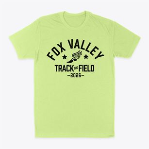 Fox Valley Montessori School Track and Field Classic Dad T-Shirt