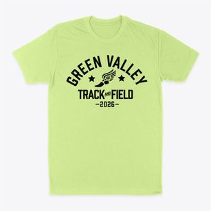 Green Valley Elementary School Track and Field Classic Dad T-Shirt