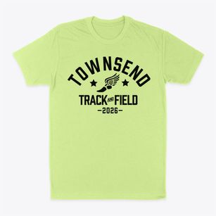 Townsend Middle School Track and Field Classic Dad T-Shirt