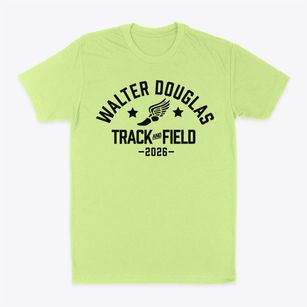 Walter Douglas Elementary School Track and Field Classic Dad T-Shirt