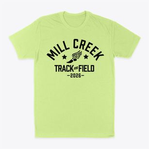 Mill Creek Middle School Track and Field Classic Dad T-Shirt