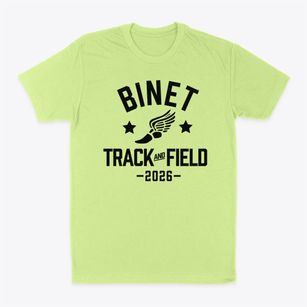 Binet School Track and Field Classic Dad T-Shirt