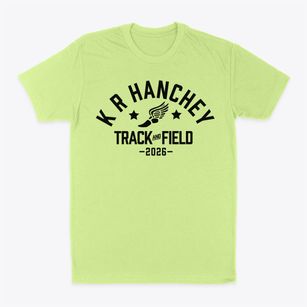 K R Hanchey Elementary School Track and Field Classic Dad T-Shirt