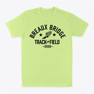 Breaux Bridge Junior High School Track and Field Classic Dad T-Shirt