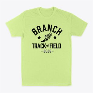Branch Elementary School Track and Field Classic Dad T-Shirt