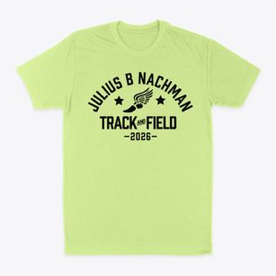 Julius B Nachman Elementary School Track and Field Classic Dad T-Shirt