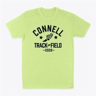 Connell Elementary School Track and Field Classic Dad T-Shirt