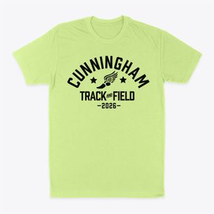 Cunningham Elementary School Track and Field Classic Dad T-Shirt