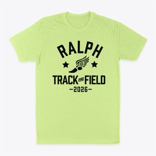 Ralph Waldo Emerson Elementary School Track and Field Classic Dad T-Shirt