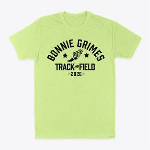 Bonnie Grimes Elementary School Track and Field Classic Dad T-Shirt