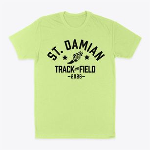 Saint Damian School Track and Field Classic Dad T-Shirt