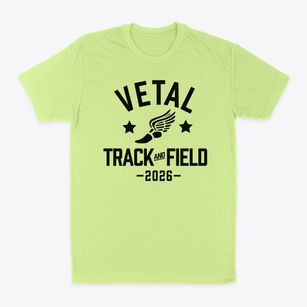 Vetal Elementary Middle School Track and Field Classic Dad T-Shirt