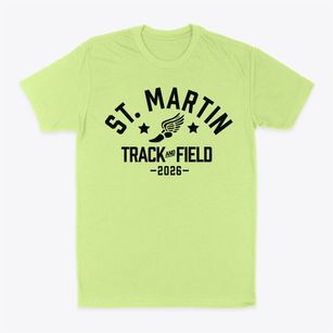 Saint Martin Elementary School Track and Field Classic Dad T-Shirt