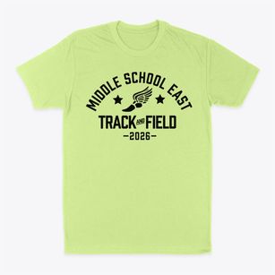Stma Middle School East Track and Field Classic Dad T-Shirt