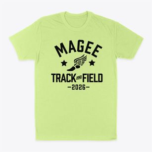 Magee High School Track and Field Classic Dad T-Shirt