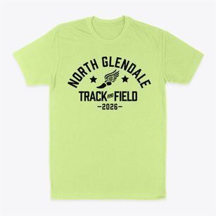 North Glendale Elementary School Track and Field Classic Dad T-Shirt