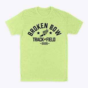 Broken Bow Middle School Track and Field Classic Dad T-Shirt