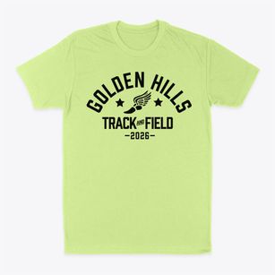 Golden Hills Elementary School Track and Field Classic Dad T-Shirt