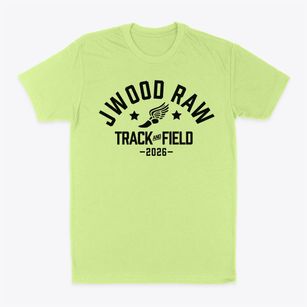 Jwood Raw Elementary School Track and Field Classic Dad T-Shirt