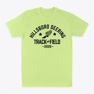 Hillsboro Deering Elementary School Track and Field Classic Dad T-Shirt