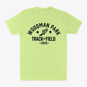 Woodman Park School Track and Field Classic Dad T-Shirt