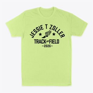 Jessie T Zoller Elementary School Track and Field Classic Dad T-Shirt