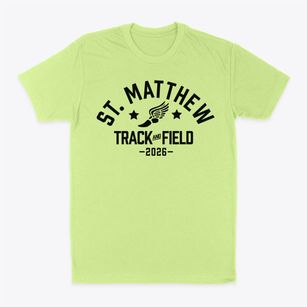 Saint Matthew Lutheran School Track and Field Classic Dad T-Shirt