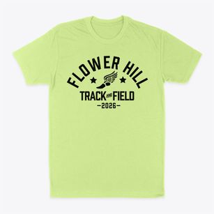 Flower Hill Elementary School Track and Field Classic Dad T-Shirt