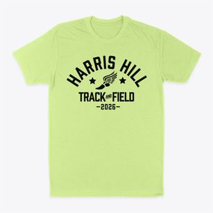 Harris Hill Elementary School Track and Field Classic Dad T-Shirt