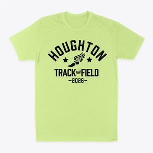 Houghton Academy Track and Field Classic Dad T-Shirt