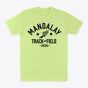 Mandalay Elementary School Track and Field Classic Dad T-Shirt