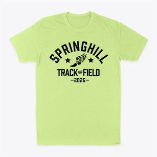 Springhill Middle School Track and Field Classic Dad T-Shirt