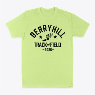Berryhill Elementary School Track and Field Classic Dad T-Shirt
