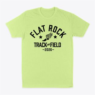 Flat Rock Middle School Track and Field Classic Dad T-Shirt