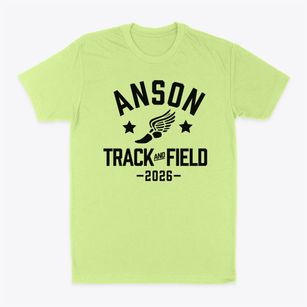 Anson High School Track and Field Classic Dad T-Shirt