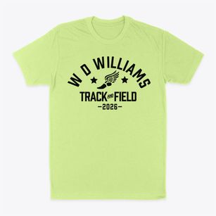 W D Williams Elementary School Track and Field Classic Dad T-Shirt
